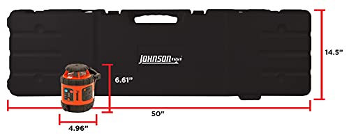 Johnson Rotary Laser System w/ Self-Leveling & Hard Case