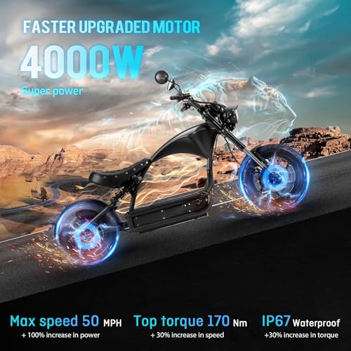 Eco-Friendly 4000W Electric Motorcycle for Adults