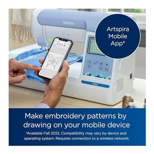 Brother Elite PE900 Large Embroidery Machine VIP Bundle