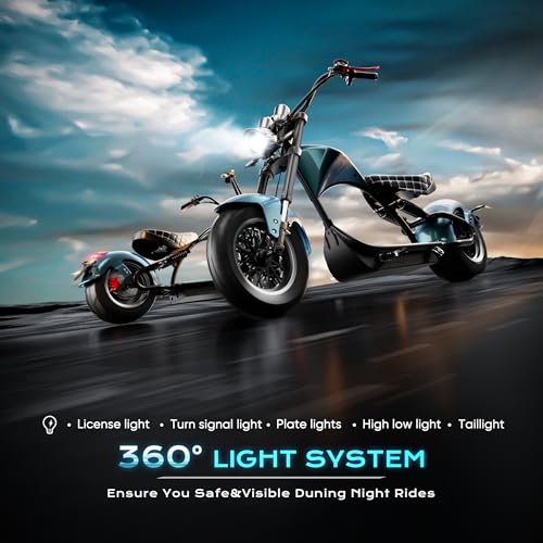 eAhora M1P Electric Motorcycle: 2000W, 37mph, 40+ Miles