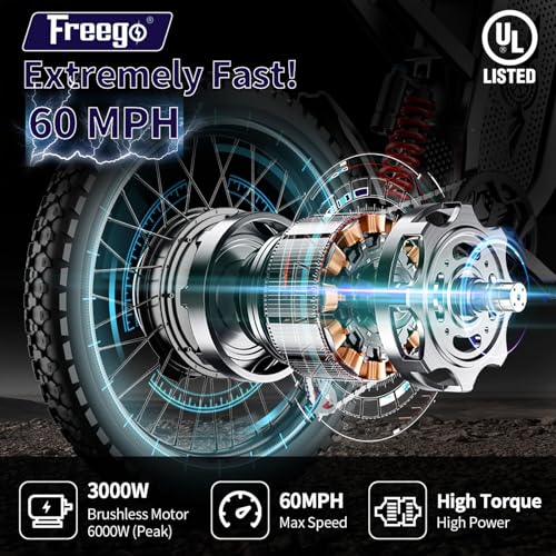 Freego X2 Electric Off-road Motorcycle for VIP Shoppers