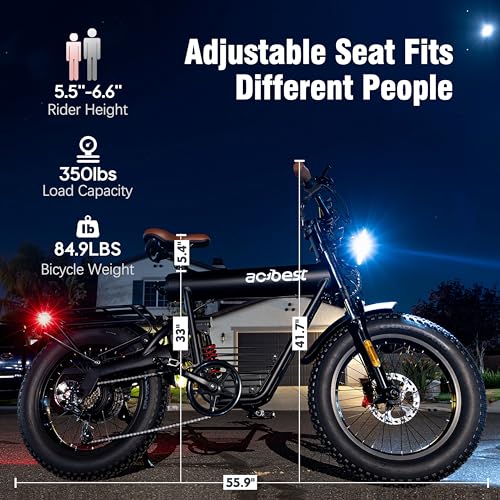 ACTBEST Electric Dirt Bike for Adults- 2000W Motor
