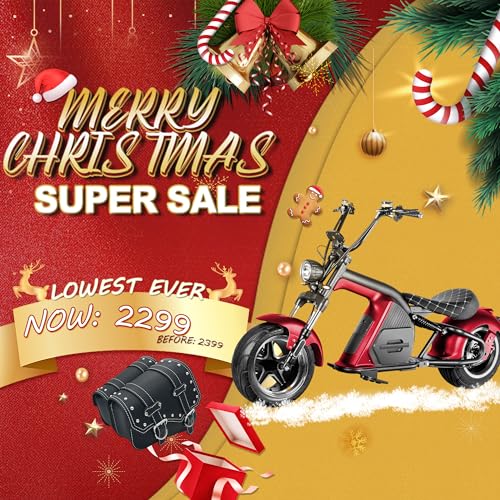 VIP Smart Shopper: eAhora M8 Electric Motorcycle, 37MPH, Dual Brakes
