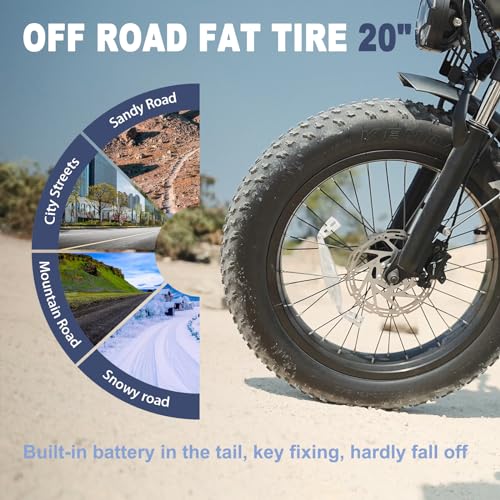 Movcan V50 Electric Bike: 2000W, 35MPH, 70 Miles