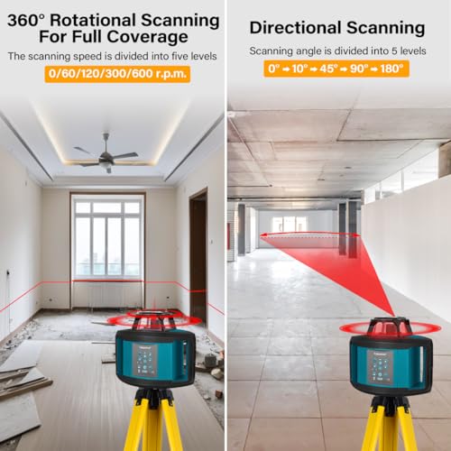 VIP Red Beam Laser Level Kit w/ Remote Control