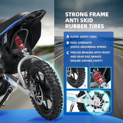 Powerful 36V 500W Electric Dirt Bike Motorcycle for Kids