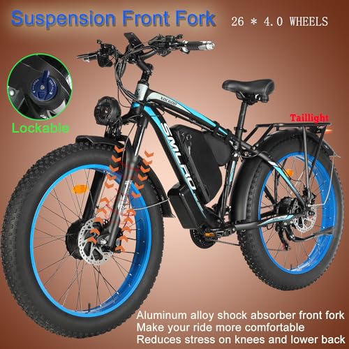 SMLRO XDC600 Plus Dual Motor AWD 22.4AH Electric Bike