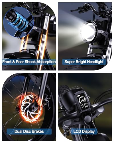VIP Adult Electric Bike: 1500W, 30MPH, 48V 20/23AH