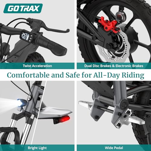 Gotrax Astra Electric Dirt Bike, 16" Tires, Max Speed 15.5Mph