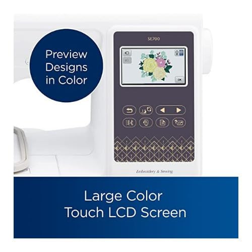 Brother SE700 Elite Computerized Sewing & Embroidery Bundle