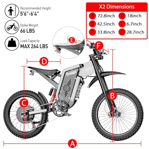 Freego X2 Electric Off-road Motorcycle for VIP Shoppers