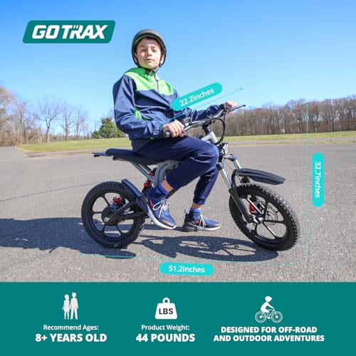 Gotrax Astra Electric Dirt Bike, 16" Tires, Max Speed 15.5Mph