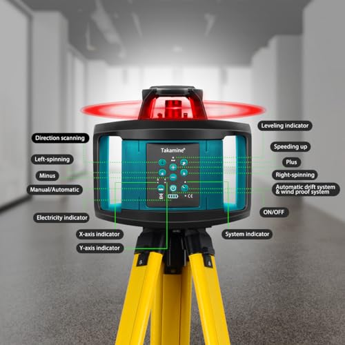 VIP Red Beam Laser Level Kit w/ Remote Control
