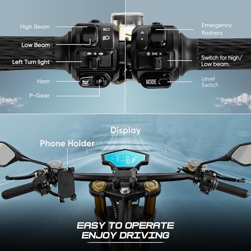 eAhora 4000W M8S Electric Motorcycle for Adults