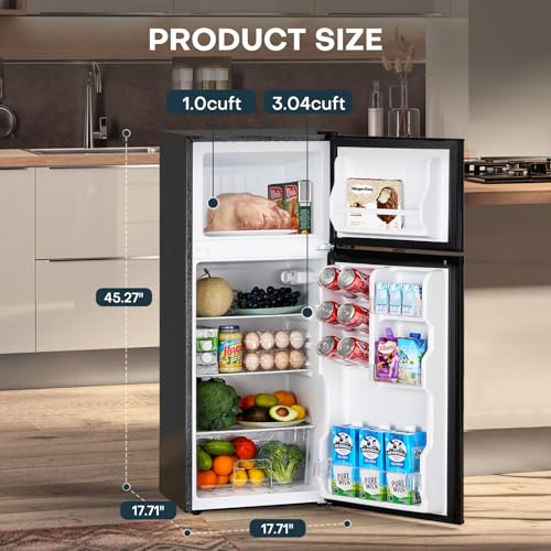 VIP Mini Fridge: Upstreman 4.0 Cu.Ft. Double Door