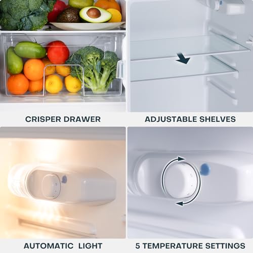 VIP Mini Fridge: Upstreman 4.0 Cu.Ft. Double Door
