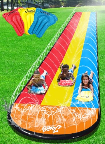 JAMBO XL Premium Backyard Water Slide with 3 Bodyboards