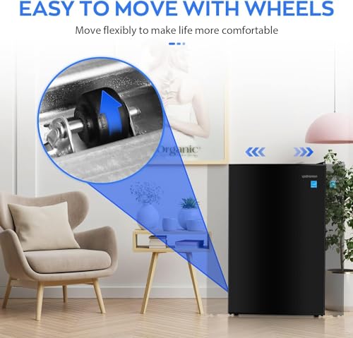 VIP Compact Mini Fridge with Adjustable Thermostat