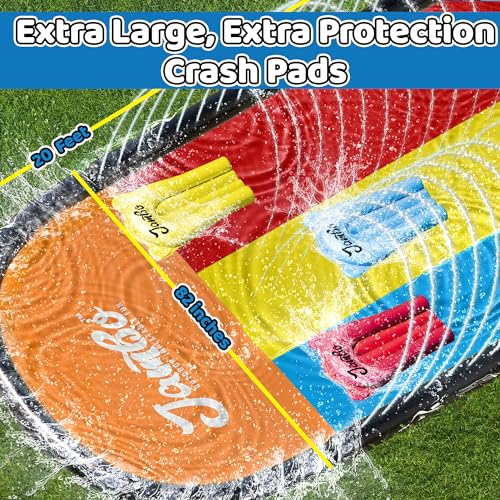 JAMBO XL Premium Backyard Water Slide with 3 Bodyboards