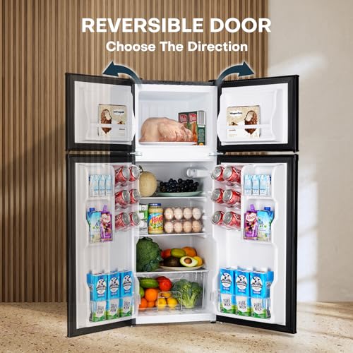 VIP Mini Fridge: Upstreman 4.0 Cu.Ft. Double Door
