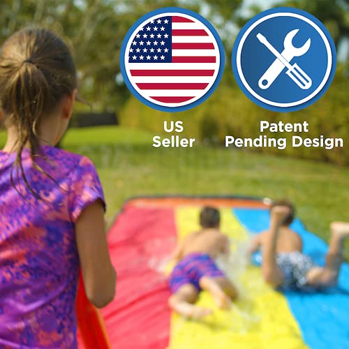 JAMBO XL Premium Backyard Water Slide with 3 Bodyboards