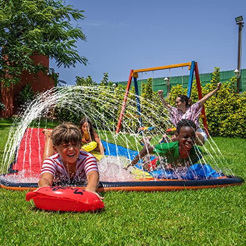 JAMBO XL Premium Backyard Water Slide with 3 Bodyboards