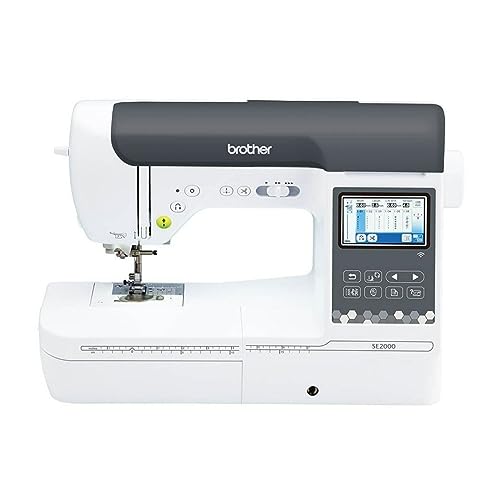 Brother SE2000 Computerized Sewing Machine with Embroidery Bundle