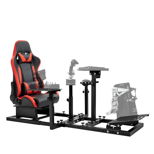 Mokapit Dual Purpose Racing Wheel Flight Simulator Cockpit