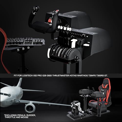 Mokapit Dual Purpose Racing Wheel Flight Simulator Cockpit