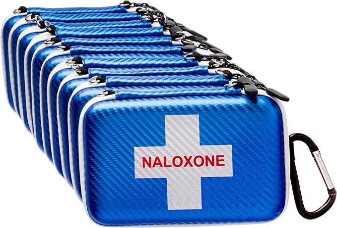 Naloxone Case for Opioid Overdose Kits - Blue