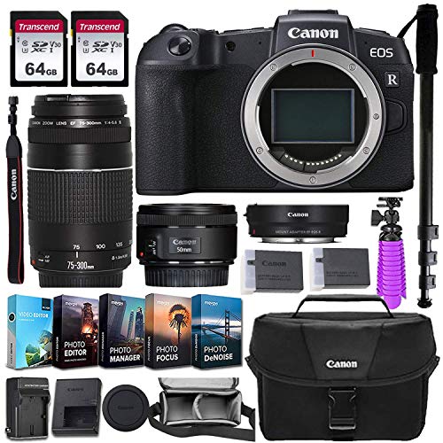 Canon EOS RP Mirrorless Camera with Lens Kit Bundle
