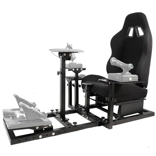 Racing Simulator Cockpit Kit for Logitech and Thrustmaster