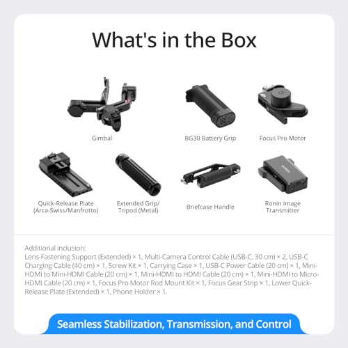 DJI RS 4 Pro Combo Stabilizer for DSLR/Cinema Cameras