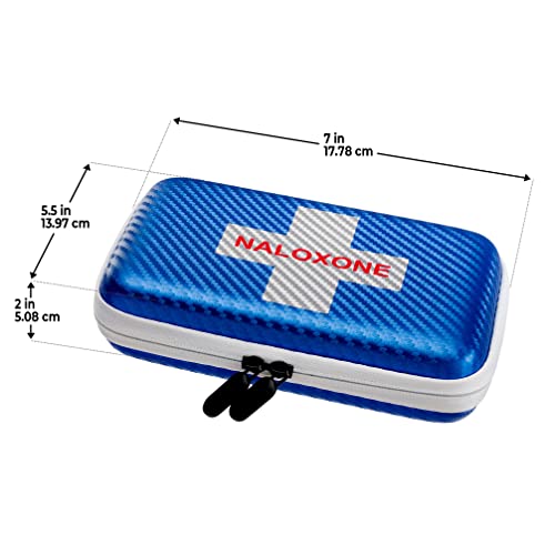 Naloxone Case for Opioid Overdose Kits - Blue