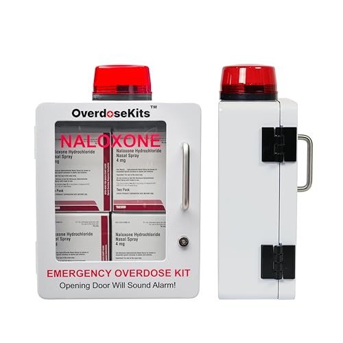 VIP Smart Shopper: Naloxone Emergency Kit Cabinet - White
