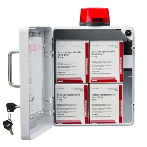 VIP Smart Shopper: Naloxone Emergency Kit Cabinet - White