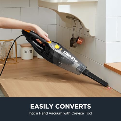 Eureka Home Mini Corded Stick Vacuum, Powerful Suction