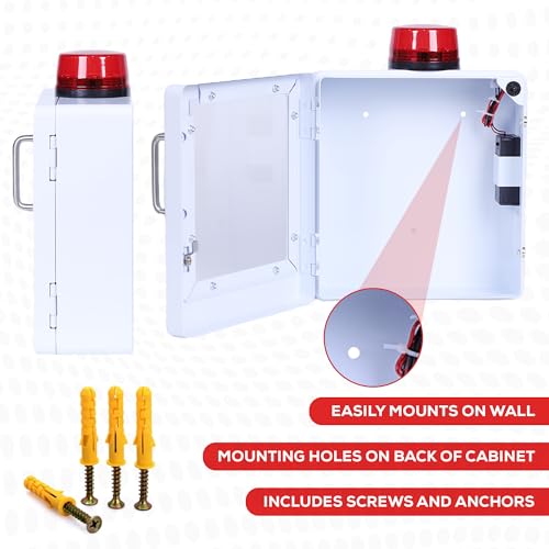VIP Smart Shopper: Naloxone Emergency Kit Cabinet - White