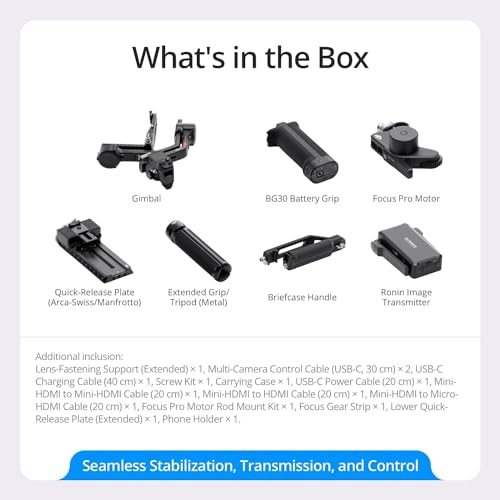 DJI RS 4 Pro Combo Stabilizer for DSLR/Cinema Cameras