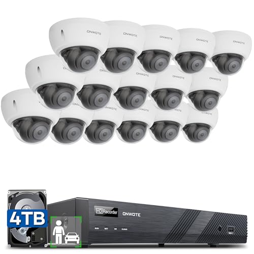 16 Channel NVR PoE Security Camera System 4TB