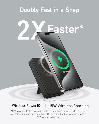 Anker MagGo Power Bank, 10,000mAh Ultra-Fast Charger