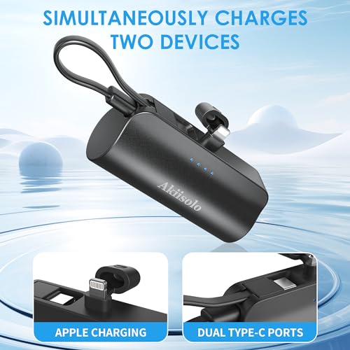 iPhone Portable Charger 5000mAh Fast Charging Power Bank