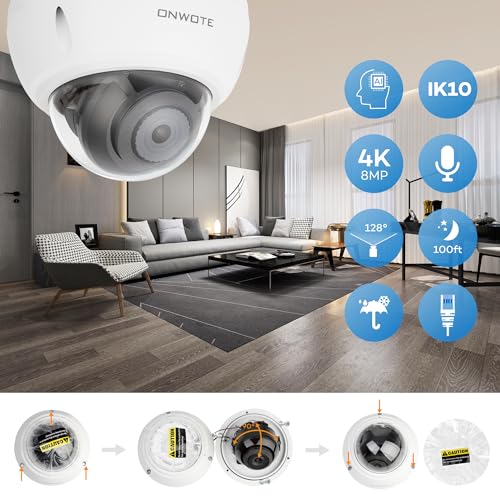 16 Channel NVR PoE Security Camera System 4TB