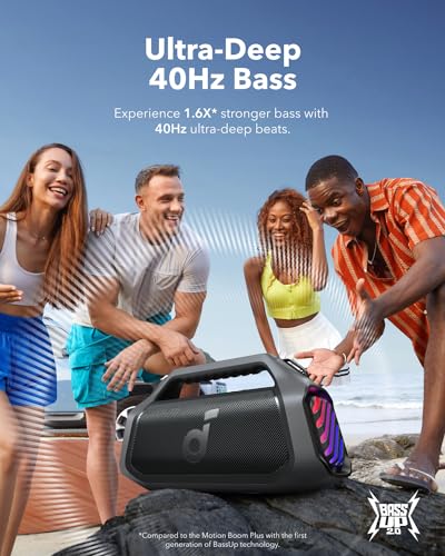 Soundcore Boom 2 Plus Outdoor Speaker with RGB Lights