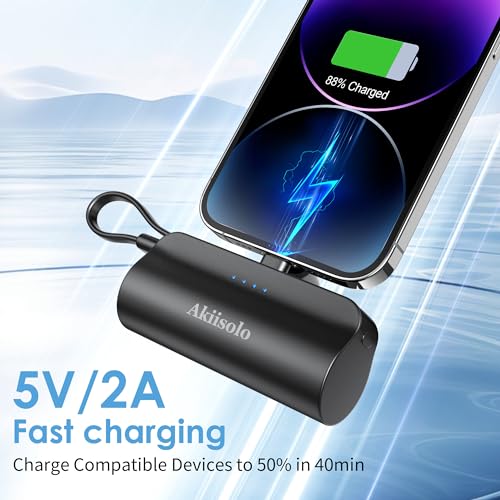 iPhone Portable Charger 5000mAh Fast Charging Power Bank