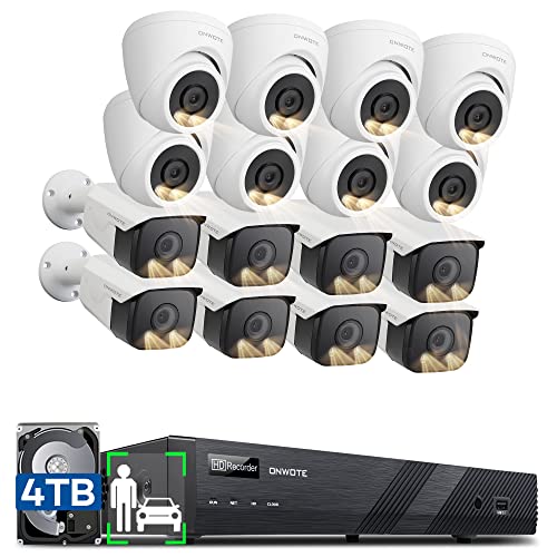 16 Channel AI Security System with Color Night Vision