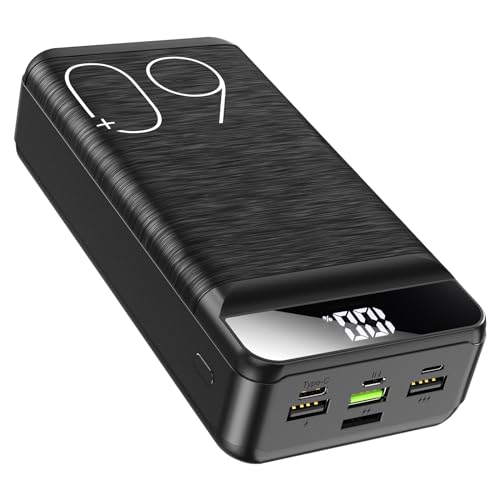 60000mAh Fast Charging Power Bank with 4 Outputs