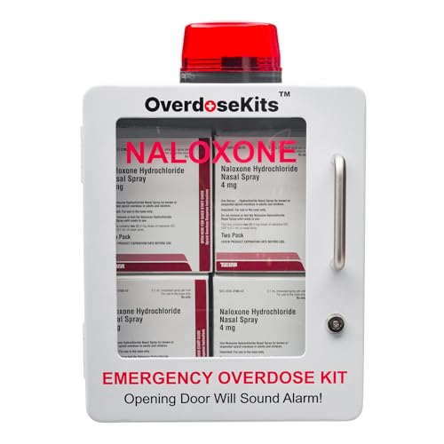 VIP Smart Shopper: Naloxone Emergency Kit Cabinet - White
