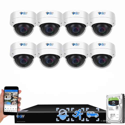 16 Channel H.265+ PoE 12MP NVR 4K Camera System