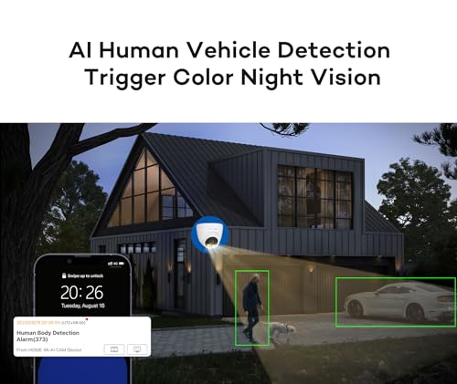 16 Channel AI Security System with Color Night Vision